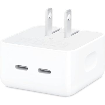 Apple 35W Dual USB-C Port Compact Power Adapter